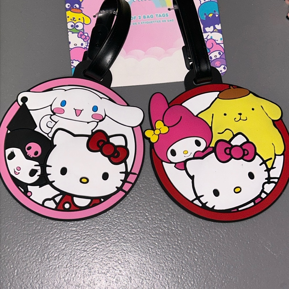 Hello Kitty and Friends bag/luggage tags- set of 2